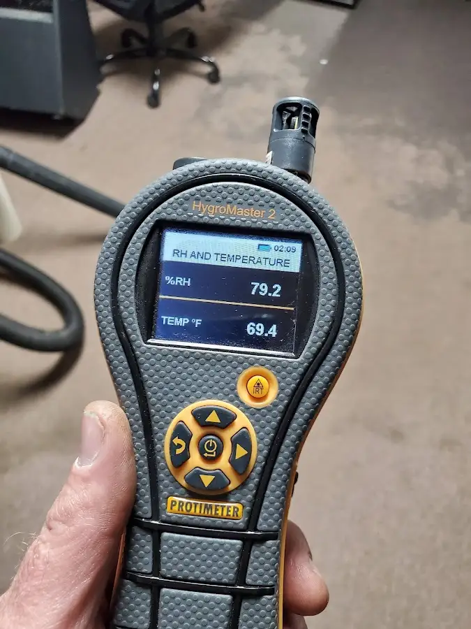 Moisture meter humidity assessment for Fire & Smoke Damage Restoration in Tyler
